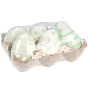 Пасхальные свечи Яйца: Bright Easter 6 см зеленые, 4 шт Koopman фото 2