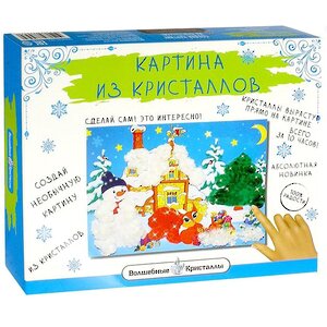Картина из кристаллов Зима в подарках Волшебные кристаллы фото 1