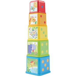 Развивающая игра Складывающиеся стаканчики - Веселые животные Fisher Price фото 5