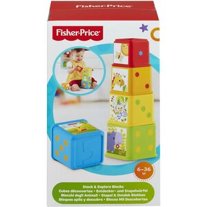 Развивающая игра Складывающиеся стаканчики - Веселые животные Fisher Price фото 6