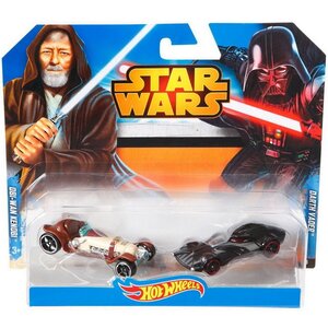 Набор машинок Звездные войны: Дарт Вейдер и Оби-Ван Кеноби 1:64 (Hot Wheels) Mattel фото 2