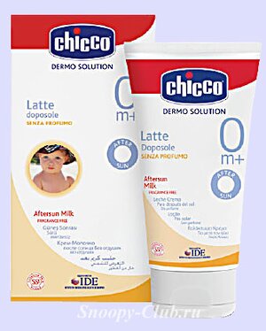 Молочко после солнца, 150 мл Chicco (Чикко) фото 1