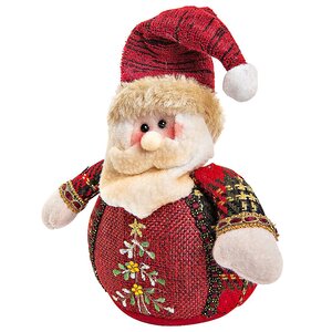 Мягкая игрушка Шотландское Рождество - Дед Мороз 12 см Mister Christmas фото 1