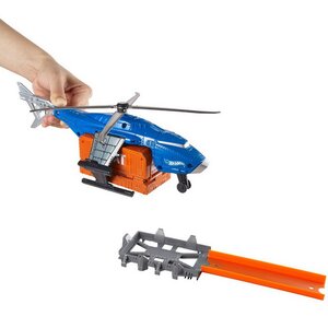 Игровой набор Грузовой вертолет с контейнером и машинкой (Hot Wheels) Mattel фото 3
