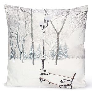 Декоративная подушка с лампочками Winter Alley 45*45 см, на батарейках Peha (Пеха) фото 2