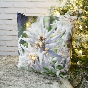 Декоративная подушка с лампочками Austrian Flowers 45*45 см, на батарейках