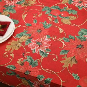 Новогодняя скатерть Сказочные Цветы 180*130 см Koopman фото 4