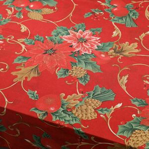 Новогодняя скатерть Сказочные Цветы 180*130 см Koopman фото 2