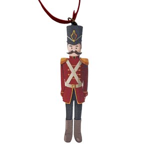 Деревянная елочная игрушка Королевский Гвардеец - Сказочная история 10 см МанузинЪ фото 3