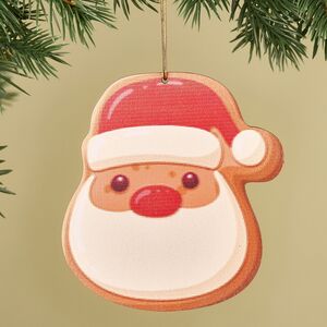 Деревянная елочная игрушка Санта Клаус - Пряничные Истории 10 см