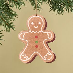Деревянная елочная игрушка Пряничек - Пряничные Истории 10 см
