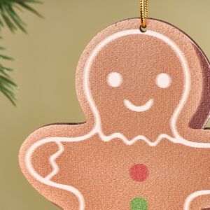 Деревянная елочная игрушка Пряничек - Пряничные Истории 10 см МанузинЪ фото 3