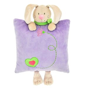Мягкая игрушка-подушка Зайчонок Лулу 45*30 см, Orange Baby Orange Toys фото 1