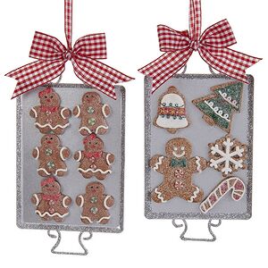 Елочная игрушка Поднос с Печеньем - Аромат Рождества 15 см, подвеска Kurts Adler фото 2