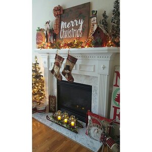 Носок рождественский Деревенский Лось, 45 см Kaemingk фото 3