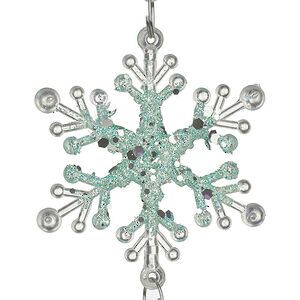 Набор елочных игрушек Снежинки Blumendorfo 21 см голубые, 3 шт, подвеска Kurts Adler фото 9