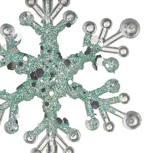 Набор елочных игрушек Снежинки Blumendorfo 21 см голубые, 3 шт, подвеска Kurts Adler фото 10