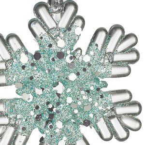 Набор елочных игрушек Снежинки Blumendorfo 21 см голубые, 3 шт, подвеска Kurts Adler фото 8