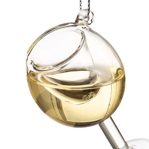 Елочная игрушка Бокал Шабли 7 см, стекло, подвеска Kurts Adler фото 2