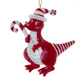 Елочная игрушка Дракончик Редди - Конфетное Рождество 10 см, подвеска