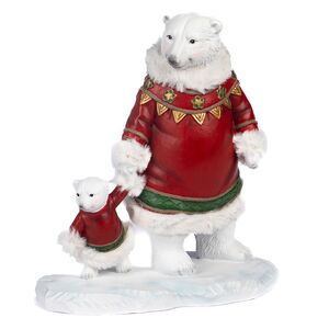 Декоративная фигурка Мишка с Мамой - Арктическая Прогулка 26 см Goodwill фото 1