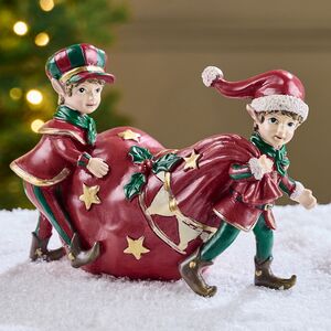 Новогодняя фигурка Эльфы Келлен - Помощники Санты 16 см