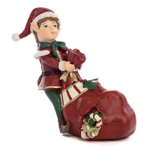 Новогодняя фигурка Эльф Илари с подарками - Помощник Санты 17 см Goodwill фото 1
