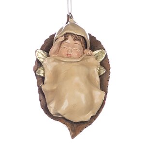 Елочная игрушка Малютка Белль - Foresta di Noci 12 см, подвеска