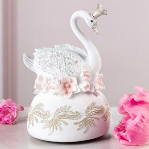 Декоративня фигурка Лебедь: Swan Lake 15 см, с музыкой и движением