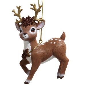 Елочная игрушка Олененок Руди из Зачарованного Леса 10 см