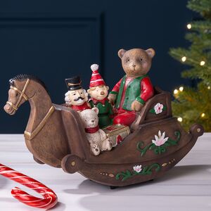 Декоративная фигурка Лошадка и Верные Друзья 24 см, с музыкой