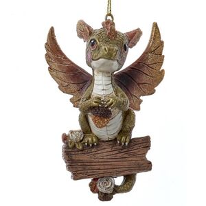 Елочная игрушка Дракончик Игнифер 9 см