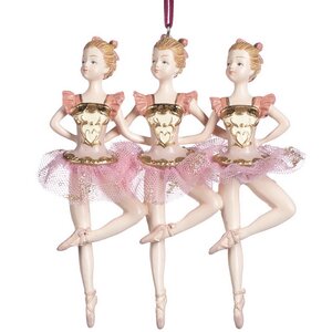 Елочная игрушка Маленькие балерины - Грандиозный кордебалет 14 см, подвеска