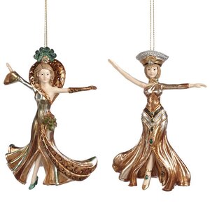 Елочная игрушка Миледи Маэглина - Танец Золотой Валенсии 12 см, подвеска Goodwill фото 2