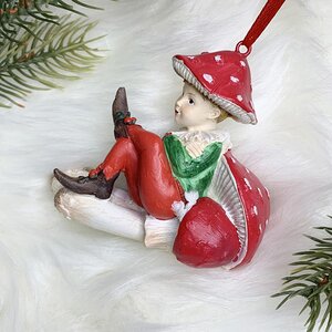Елочная игрушка Мальчик Эллис - Буйство Лесных Красок 12 см, подвеска Goodwill (Гудвилл) фото 2