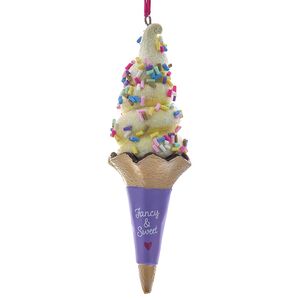 Елочная игрушка Мороженое Эльфийский Нектар - Elf Cooks 10 см