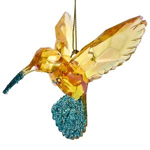 Елочная игрушка Kristal Колибри - Golden Nectar 10 см Kurts Adler фото 1