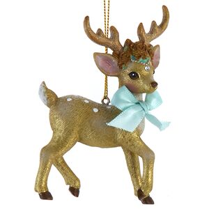 Елочная игрушка Олененок Леди Тиара - Enchanted Forest 10 см
