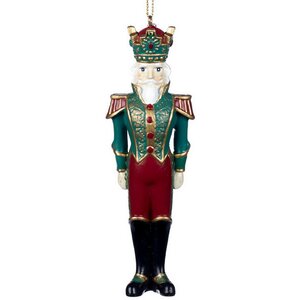 Елочная игрушка Щелкунчик - Гвардеец Ее Величества 13 см, подвеска