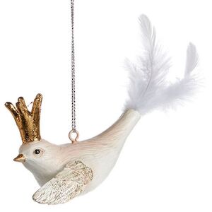 Елочная игрушка Королевская Птичка парящая 8 см, подвеска