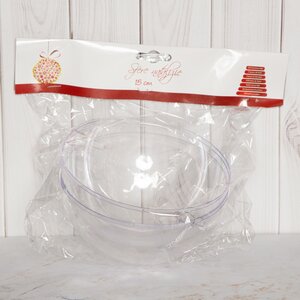 Разъемный пластиковый шар Sfera Chiaro 15 см Due Esse Christmas фото 3