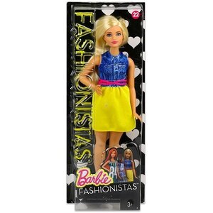 Кукла Барби Игра с Модой - Пышная в джинсовом жилете 29 см Mattel фото 6
