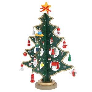 Сувенирная елка с игрушками Toy Tree 26 см зеленая Koopman фото 1