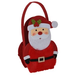Сумка для подарков Санта-Клаус 22 см, фетр Koopman фото 1