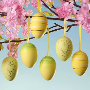 Пасхальные украшения Яйца Глиерос 6 см, 6 шт