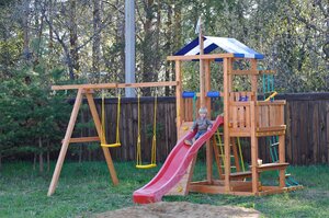 Детская игровая площадка Бретань для улицы, дерево Самсон фото 4