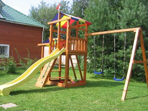 Детская игровая площадка Кирибати для улицы, дерево Самсон фото 3