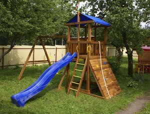 Детская игровая площадка "Мадагаскар" для улицы, дерево Самсон фото 4