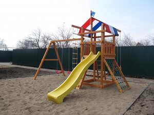 Детская игровая площадка Тасмания для улицы, дерево Самсон фото 4