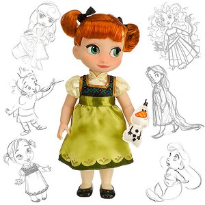 Кукла Анна - Холодное Сердце Disney Animators' Collection 40 см Disney Store фото 1